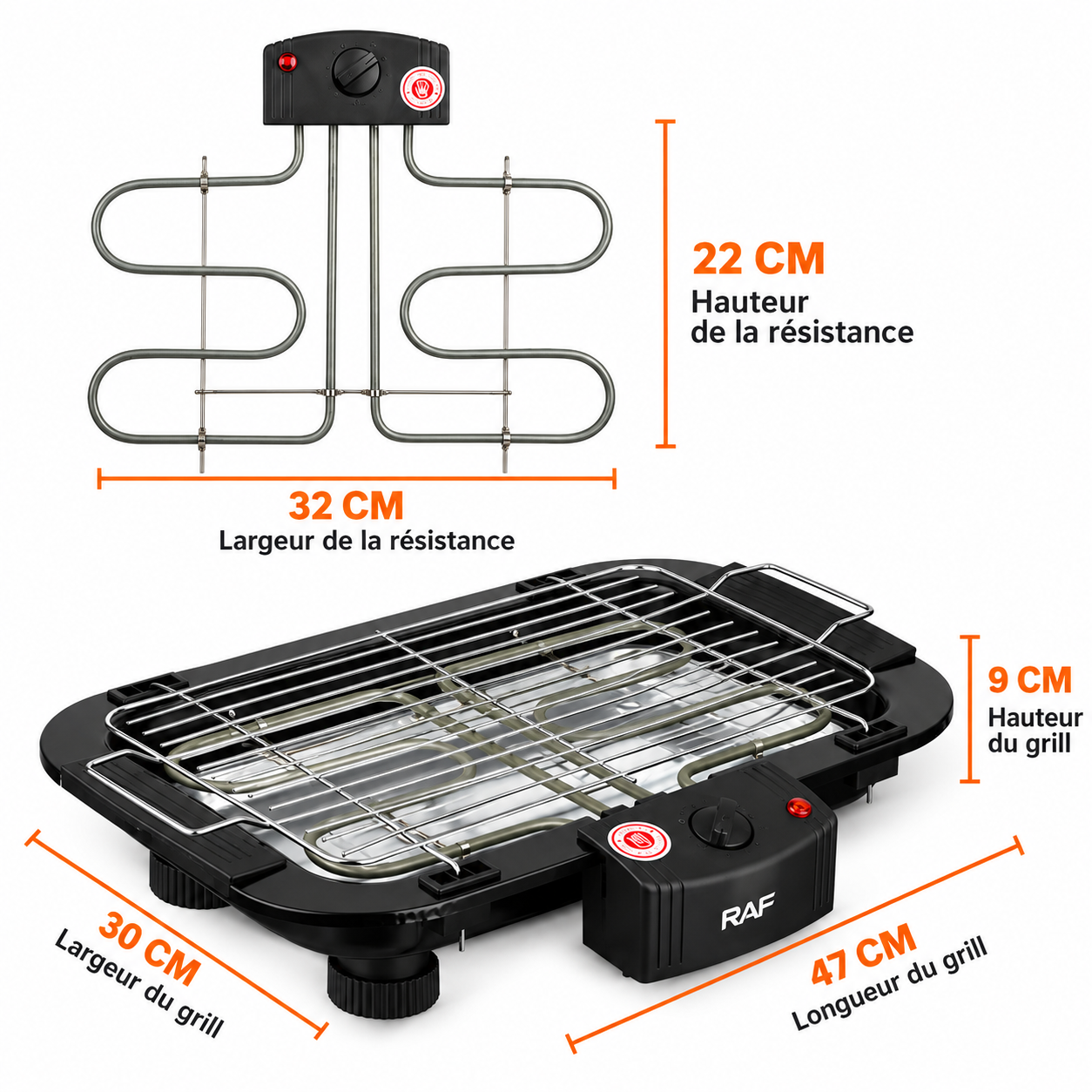 Barbecue électrique RAF R.5301 — vue 3
