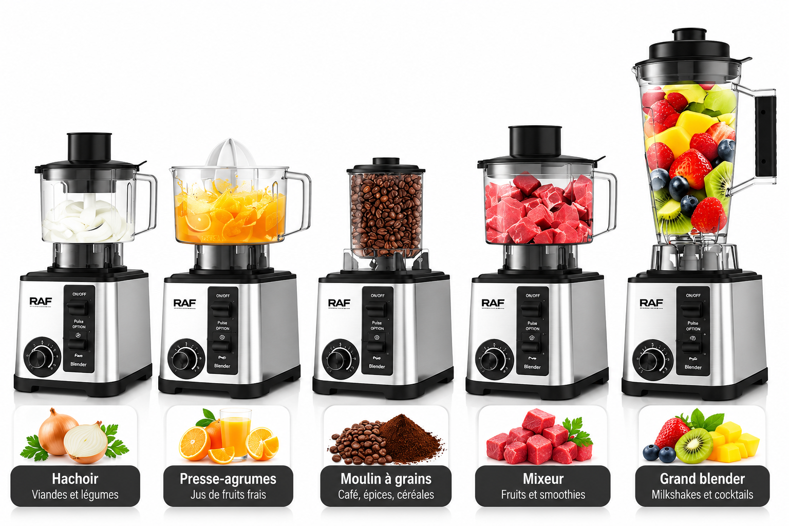 Blender multifonction RAF R.2880 — photo 2