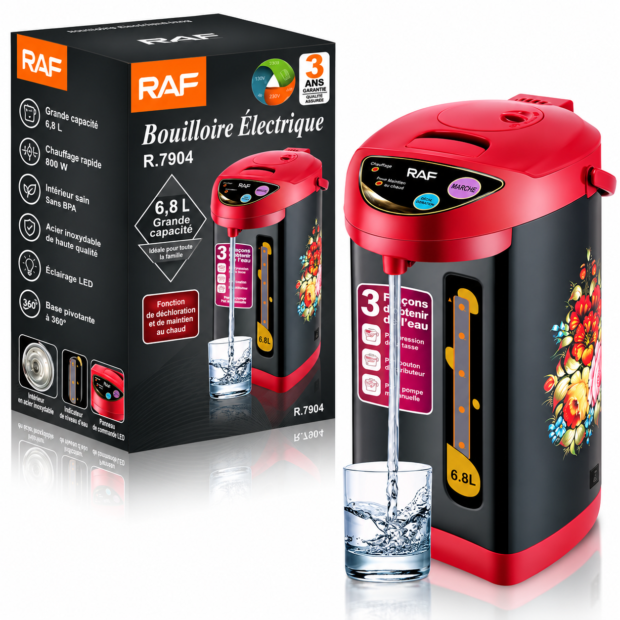 Bouilloire distributrice RAF R.7904 — 6,8 L — vue 2