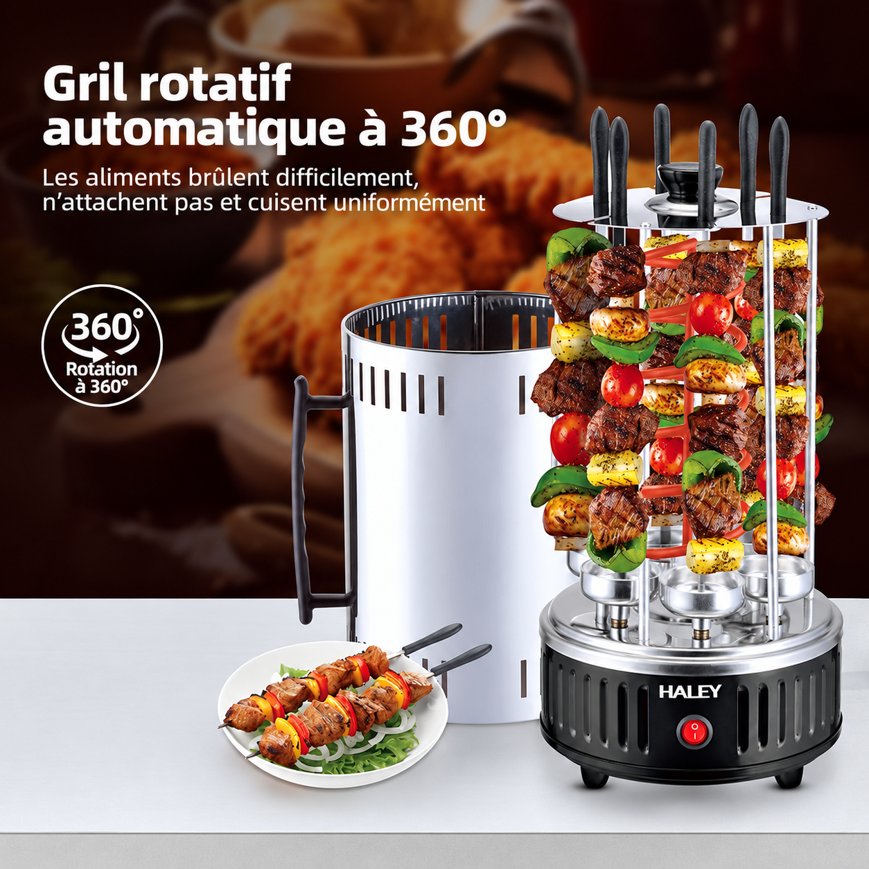 Brochettes électriques HALEY HY-8602 — vue 3