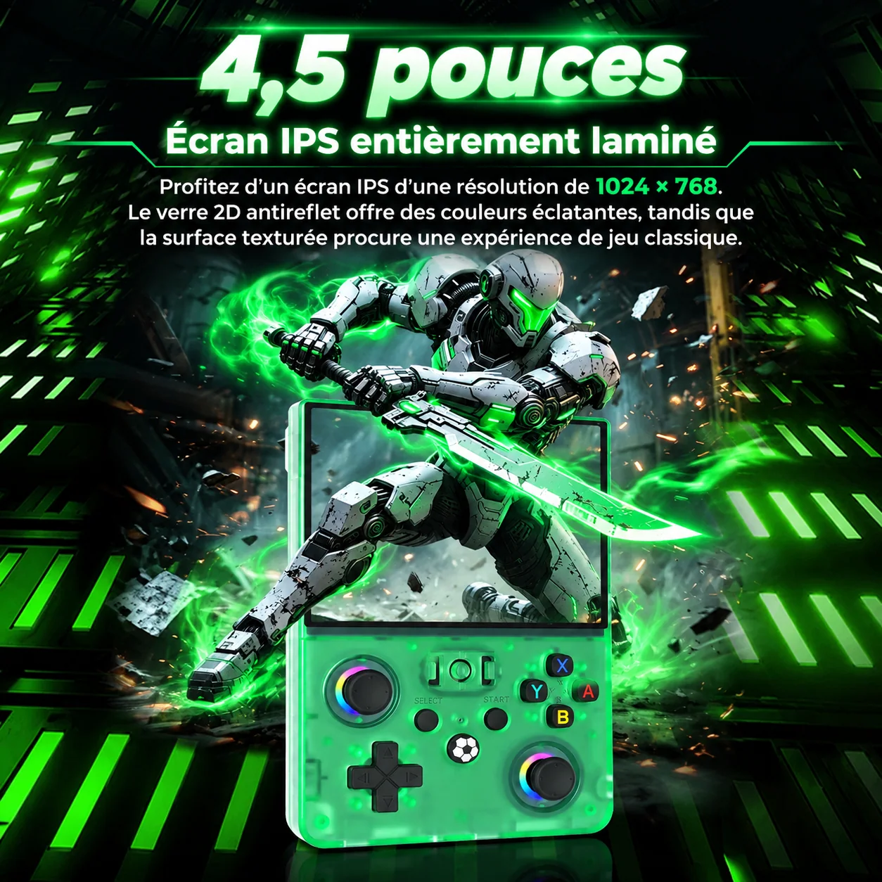 Écran IPS de 4,5 pouces annoncé
