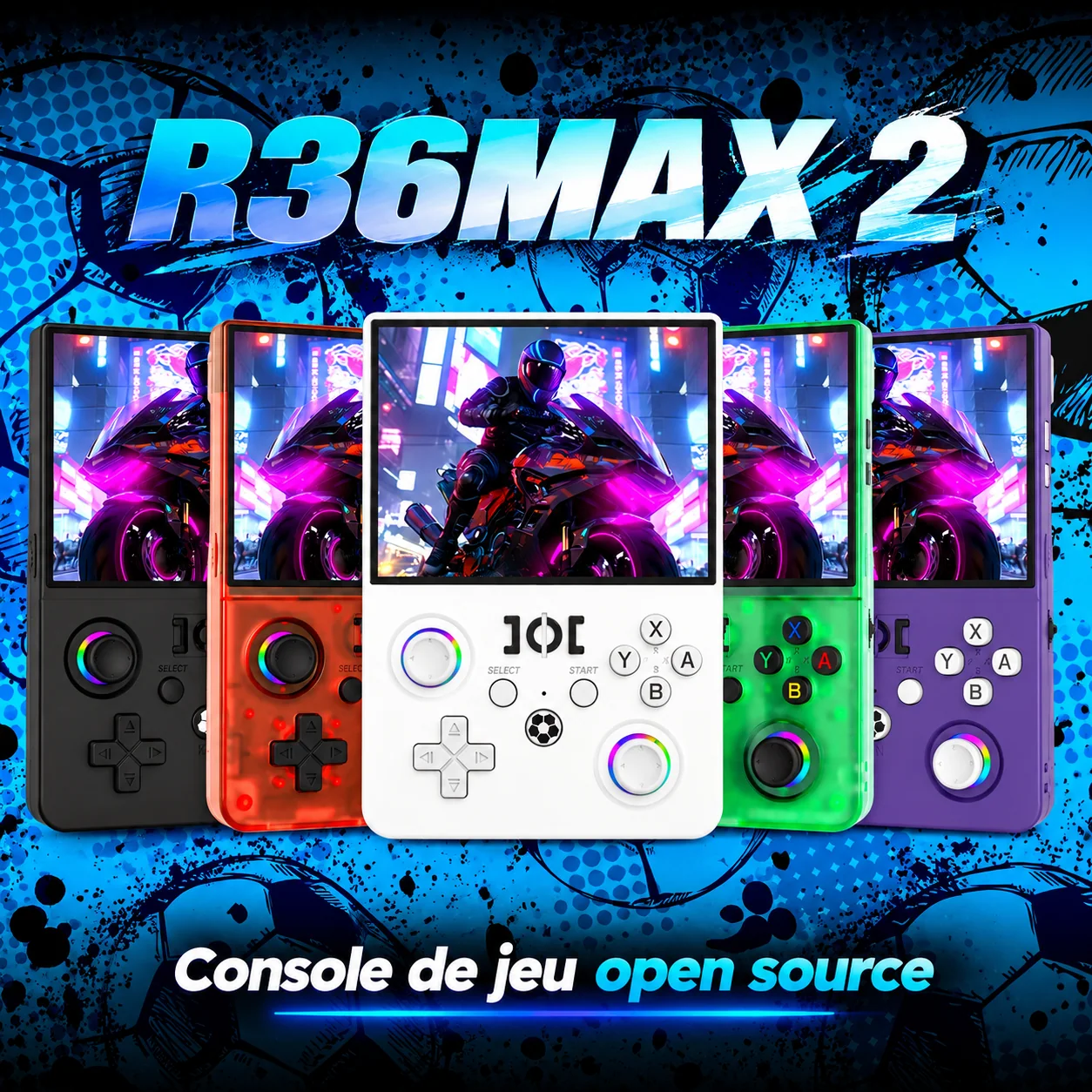 Console de jeu portable R36MAX 2