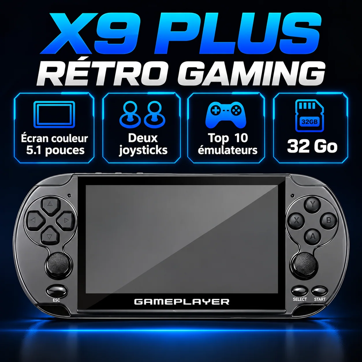 Console portable X9 PLUS