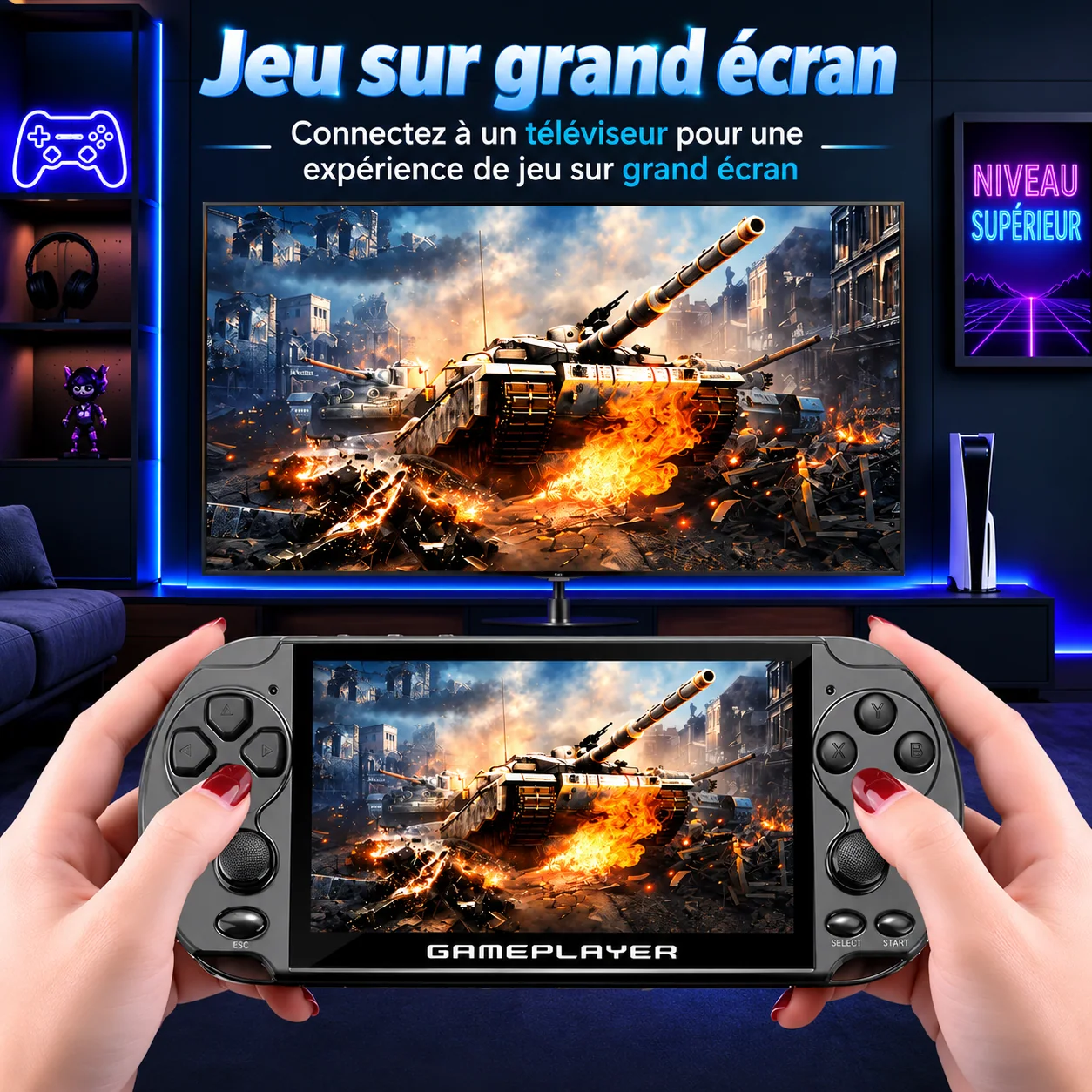 Console portable X9 PLUS — informations du fournisseur