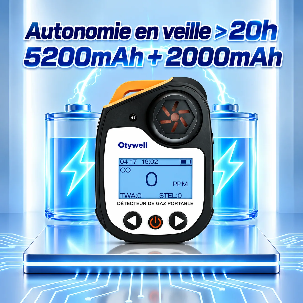 Autonomie en veille et batteries annoncées, configuration à confirmer