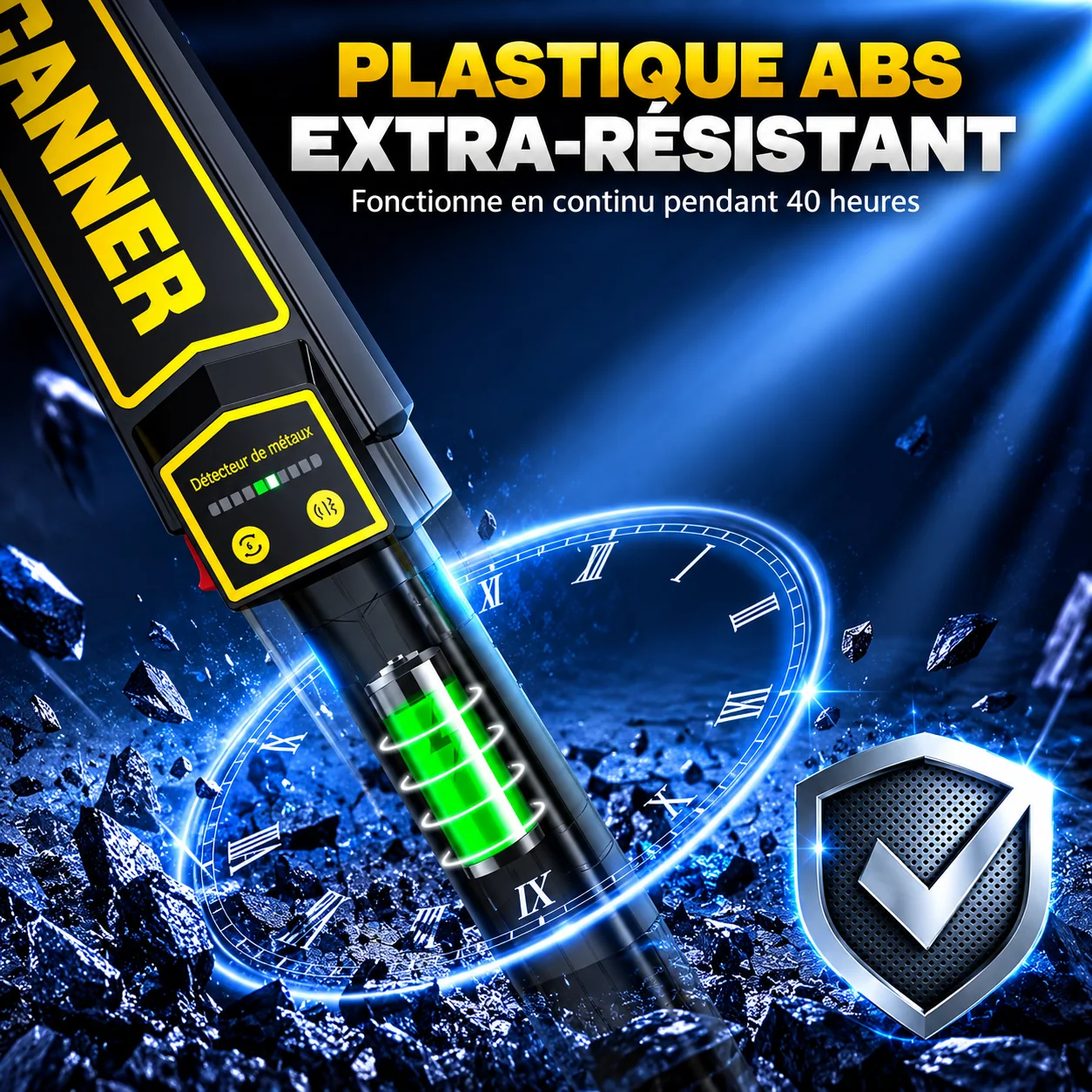 Boîtier ABS et autonomie annoncée
