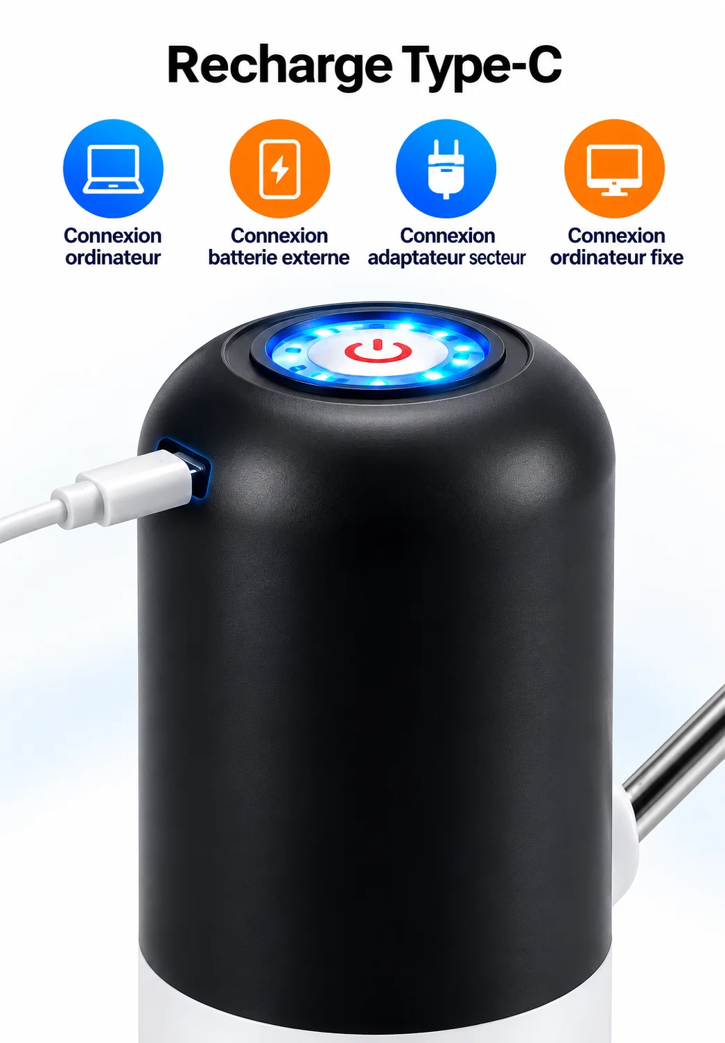 Visuel fournisseur de la recharge USB