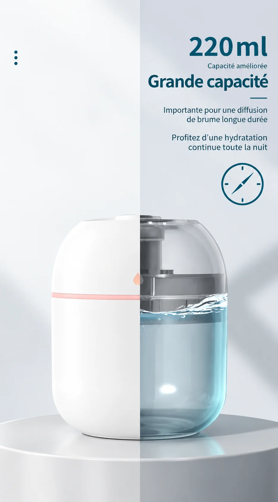 Réservoir de 220 ml annoncé