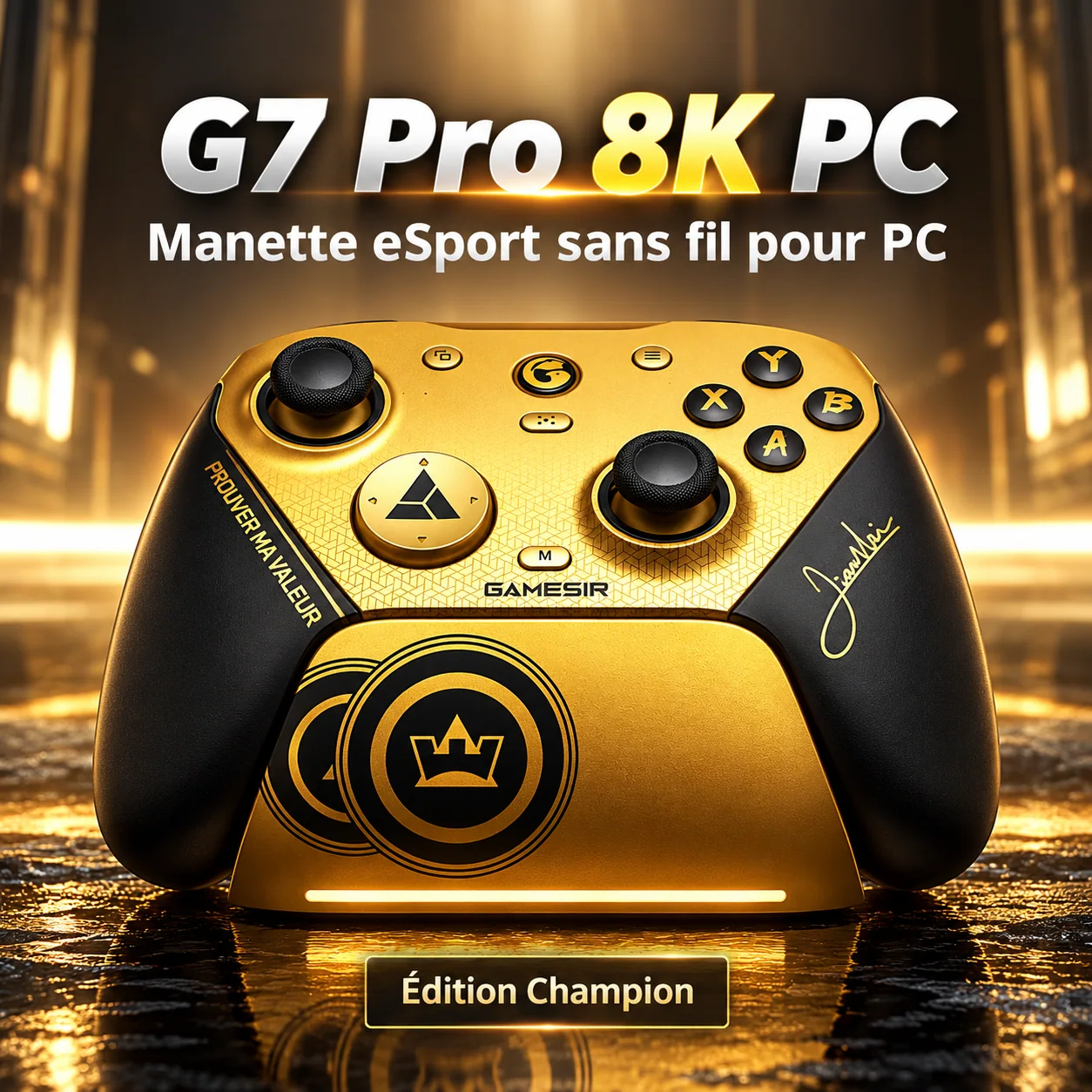 Manette GameSir G7 Pro 8K PC — Édition Champion
