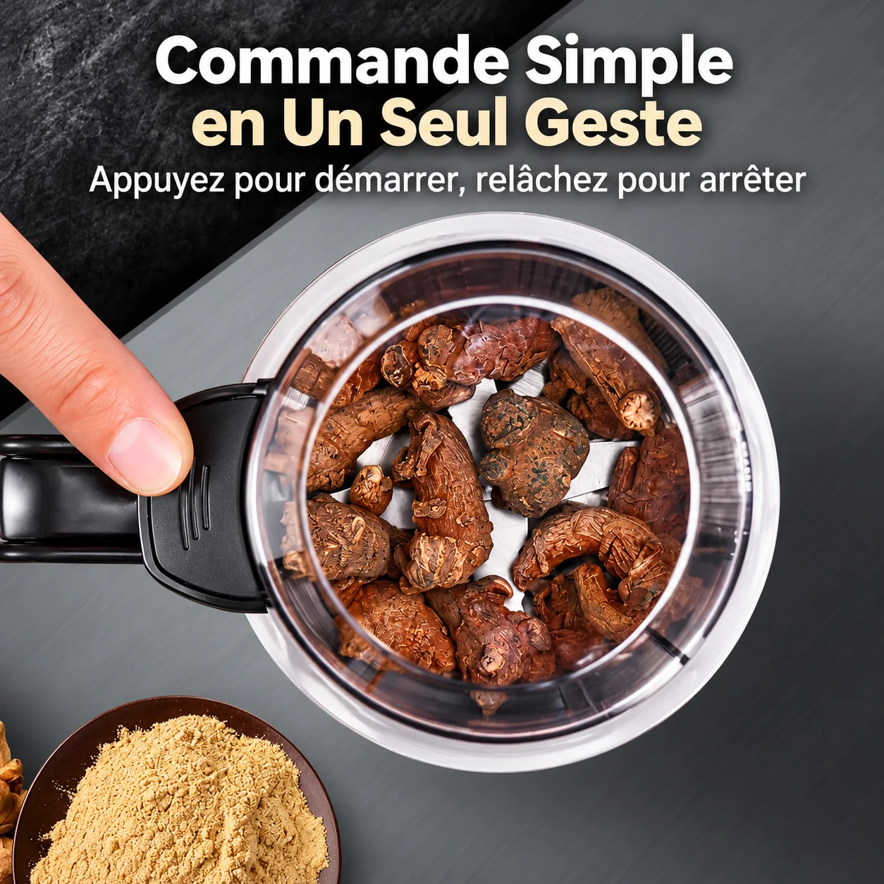 Commande par pression