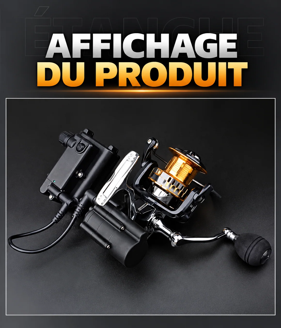 Moulinet et module électrique présentés