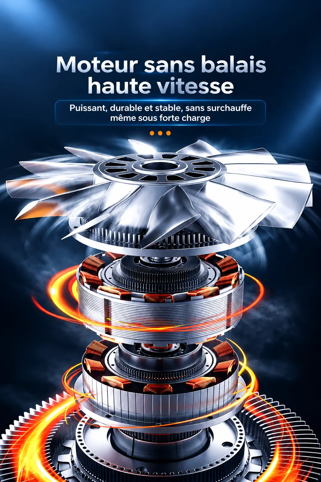 Illustration du moteur sans balais