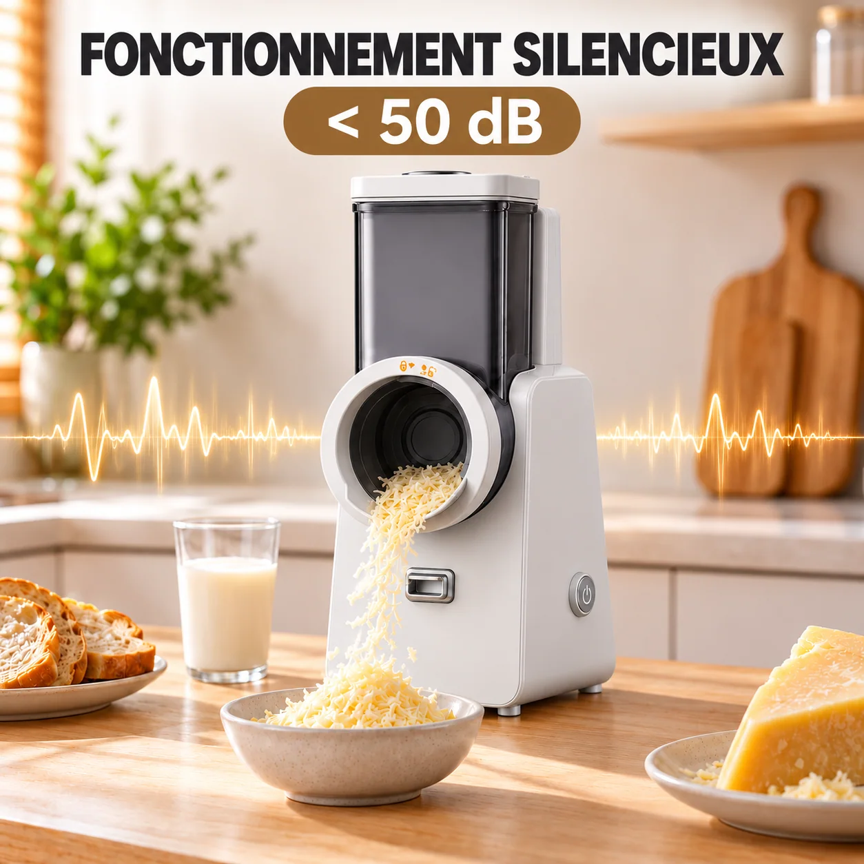 Présentation du fonctionnement et du niveau sonore annoncé
