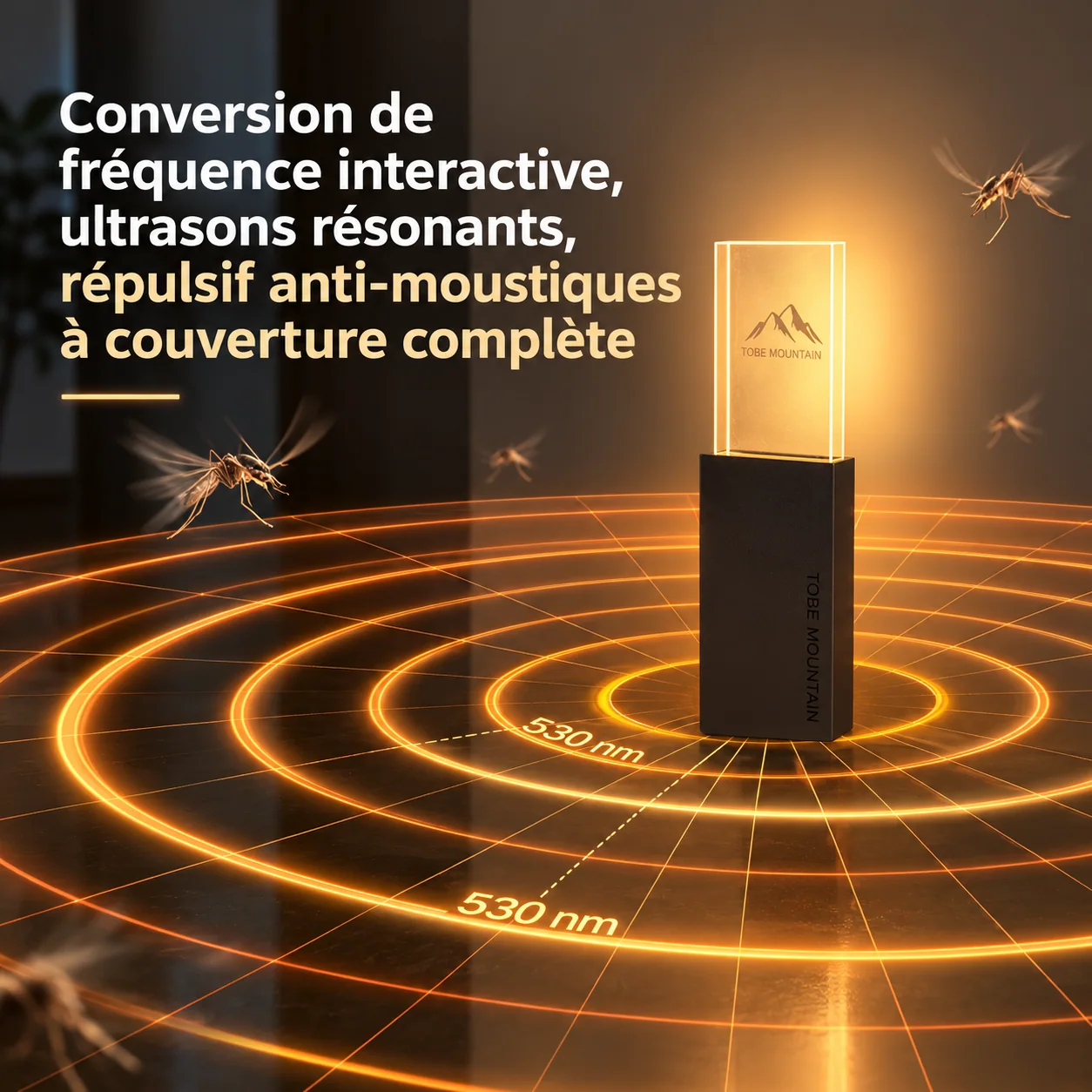 Fonction anti-moustiques annoncée par le fournisseur, non vérifiée